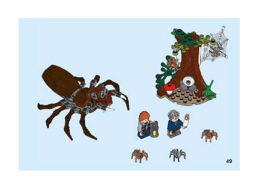 Aragog's Lair 75950 Лего информация Лего инструкции 49 page