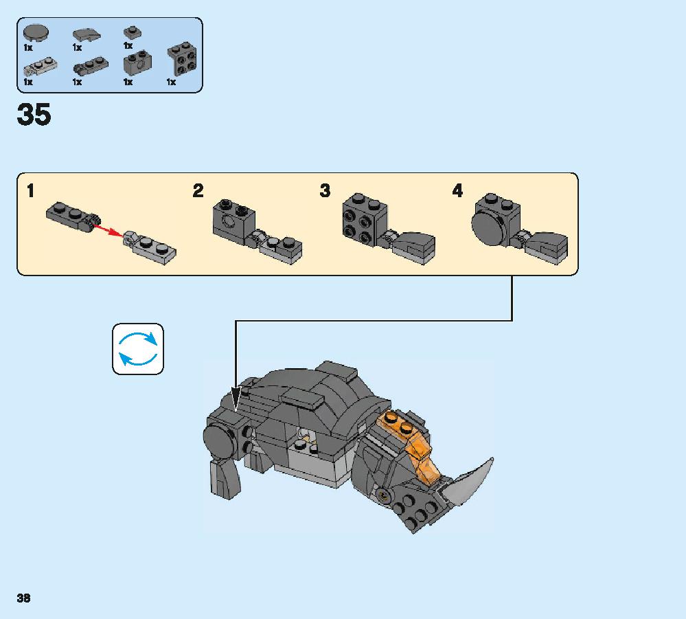 Newt's Case of Magical Creatures 75952 LEGO information LEGO instructions 38 page