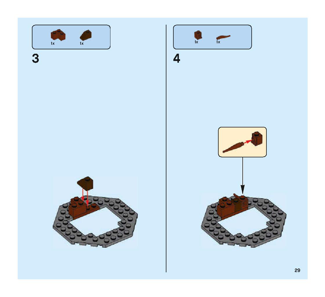 Hogwarts Whomping Willow 75953 LEGO information LEGO instructions 29 page