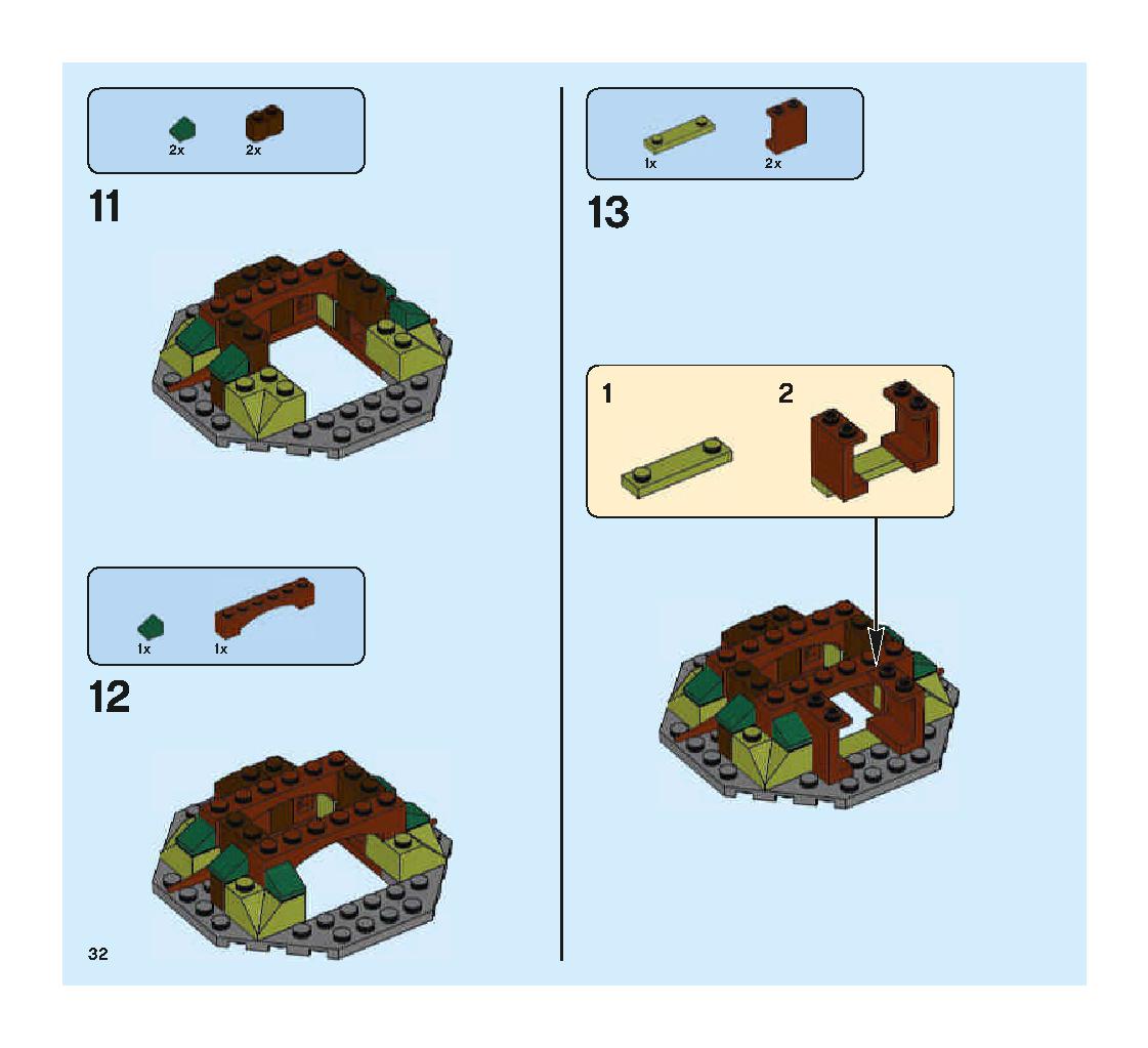 Hogwarts Whomping Willow 75953 LEGO information LEGO instructions 32 page