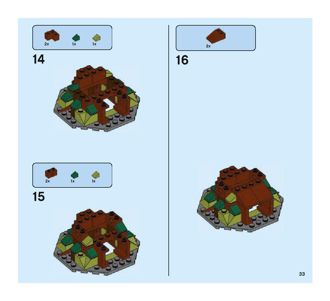 Hogwarts Whomping Willow 75953 LEGO information LEGO instructions 33 page