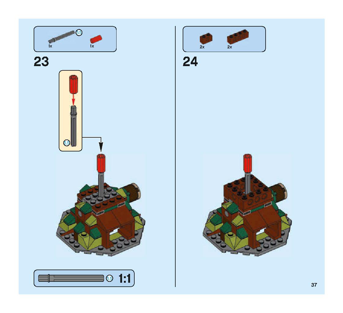 Hogwarts Whomping Willow 75953 LEGO information LEGO instructions 37 page