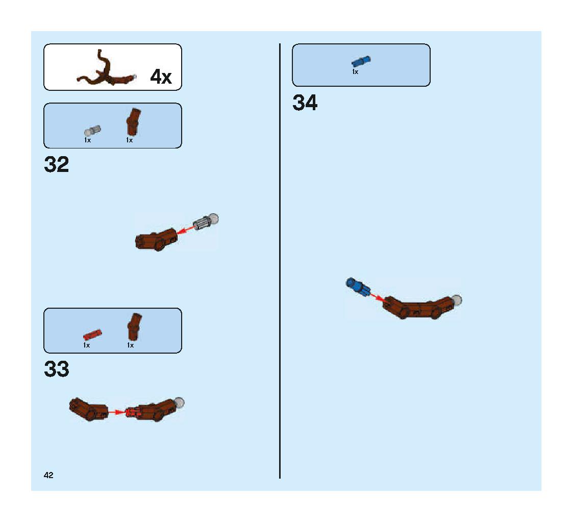 Hogwarts Whomping Willow 75953 LEGO information LEGO instructions 42 page