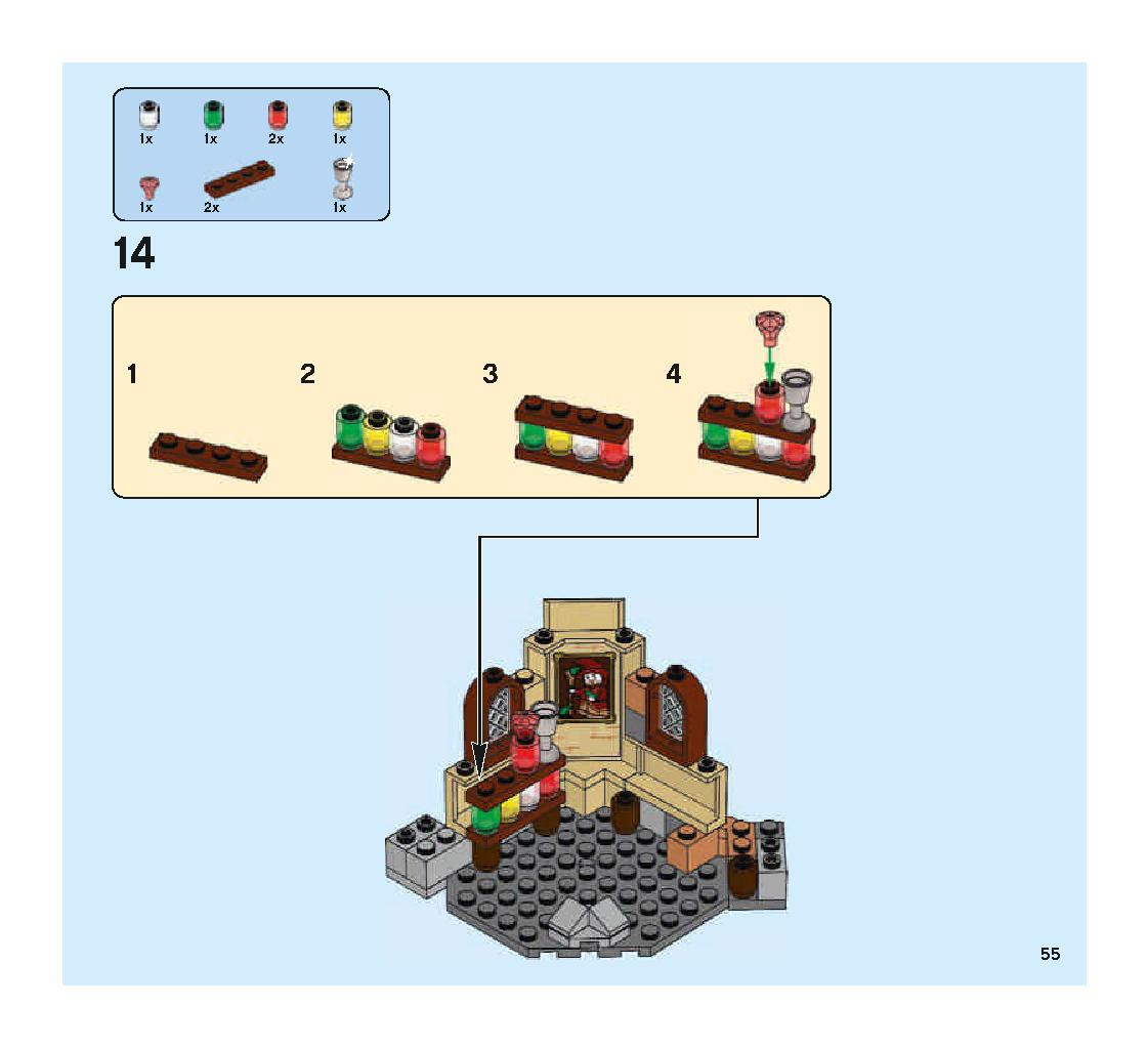 Hogwarts Whomping Willow 75953 LEGO information LEGO instructions 55 page