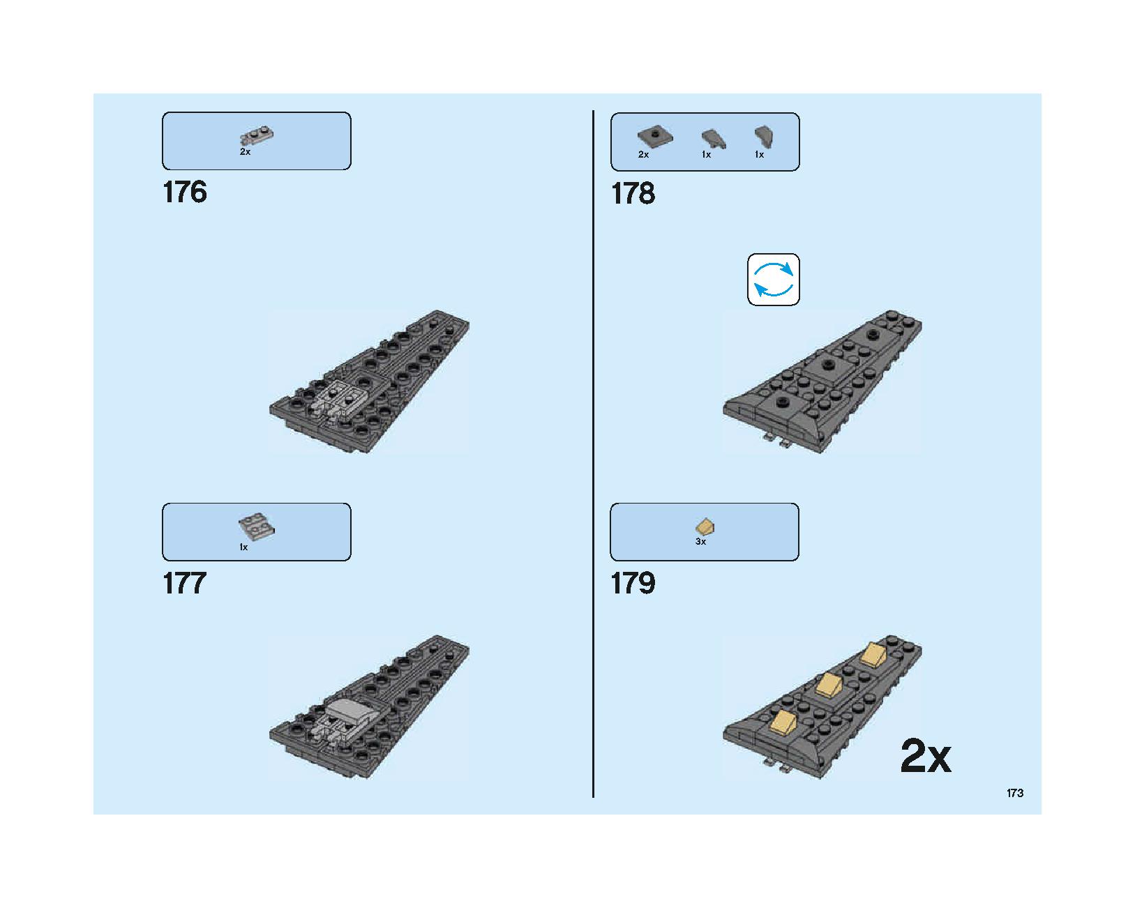 Hogwarts Great Hall 75954 LEGO information LEGO instructions 173 page