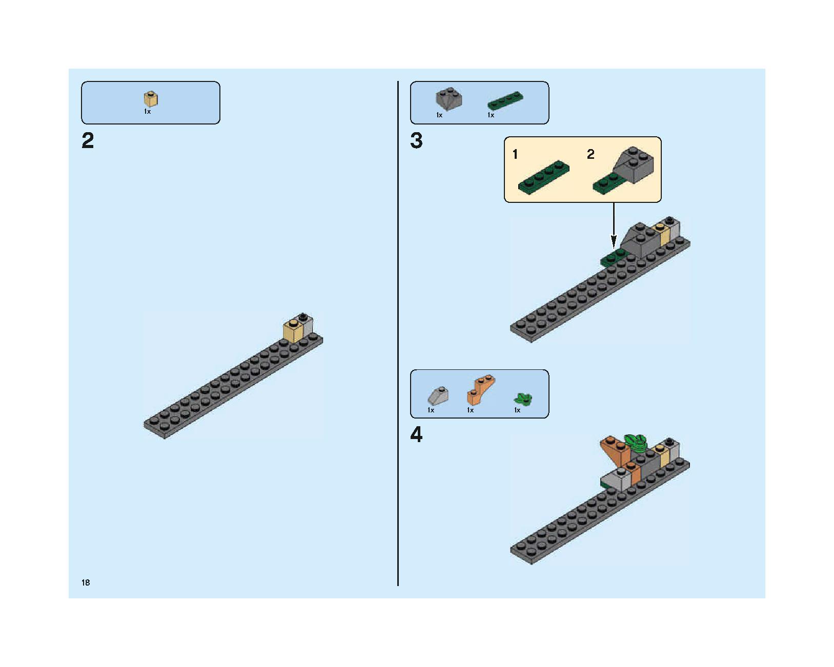 Hogwarts Great Hall 75954 LEGO information LEGO instructions 18 page