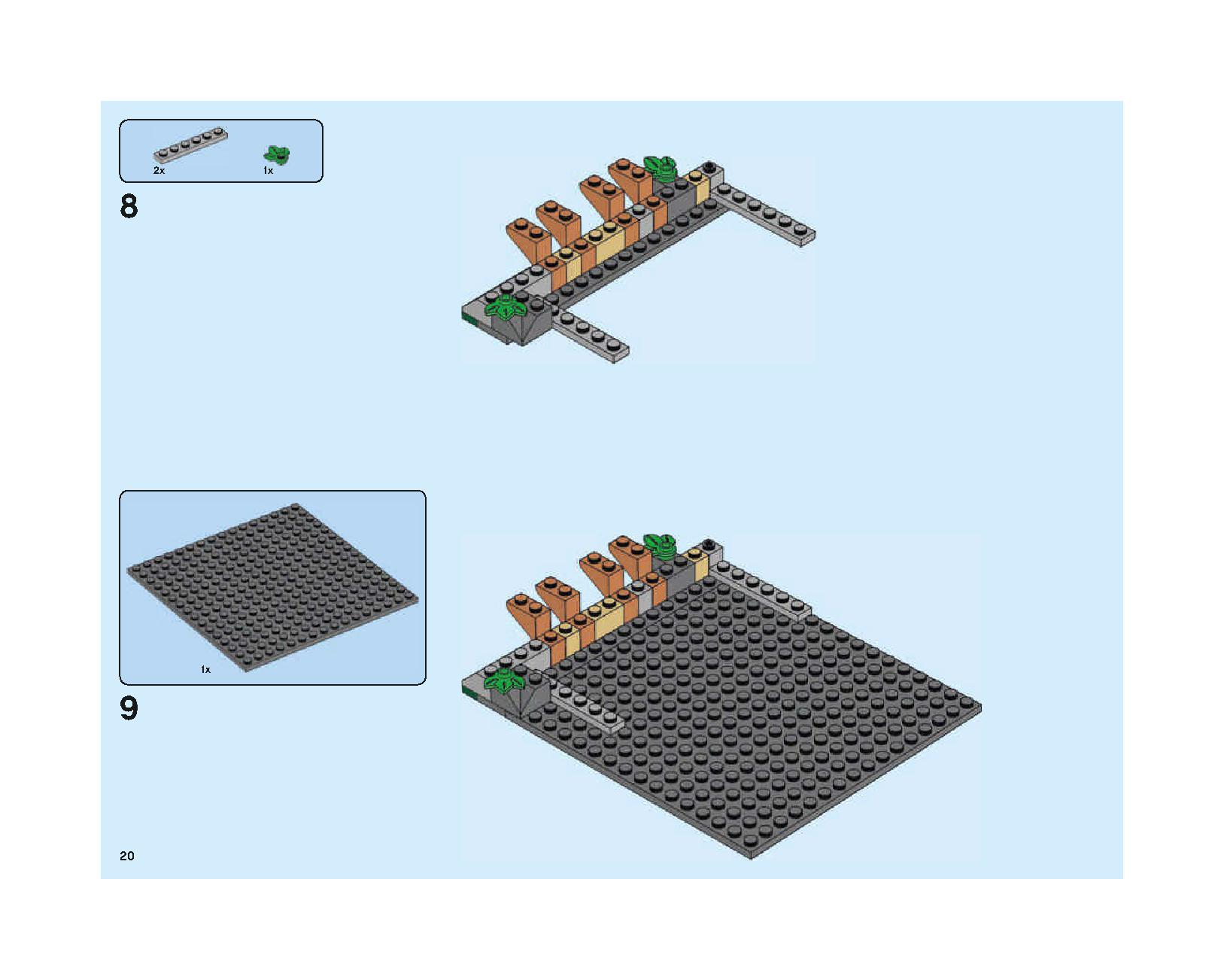 Hogwarts Great Hall 75954 LEGO information LEGO instructions 20 page