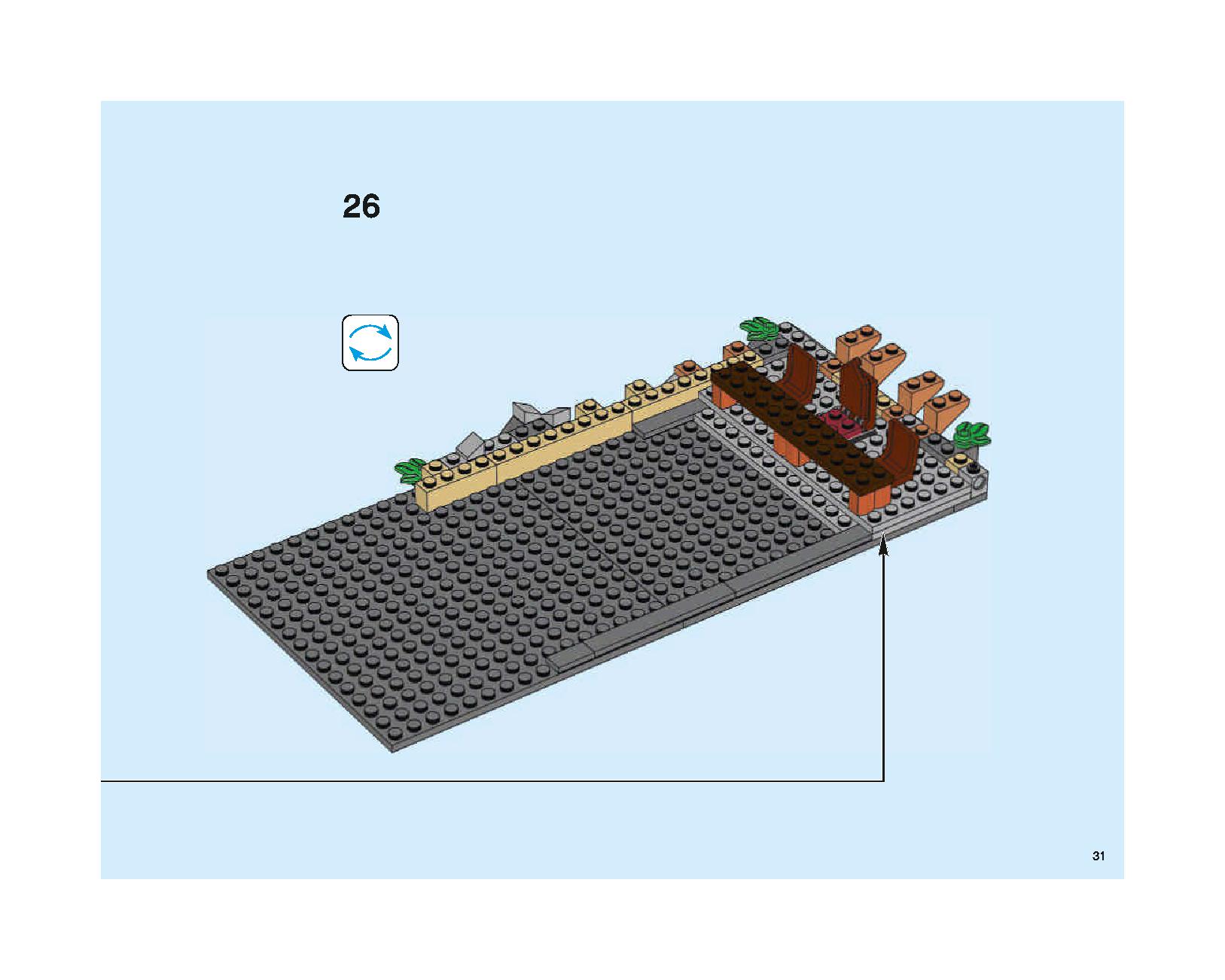 Hogwarts Great Hall 75954 LEGO information LEGO instructions 31 page