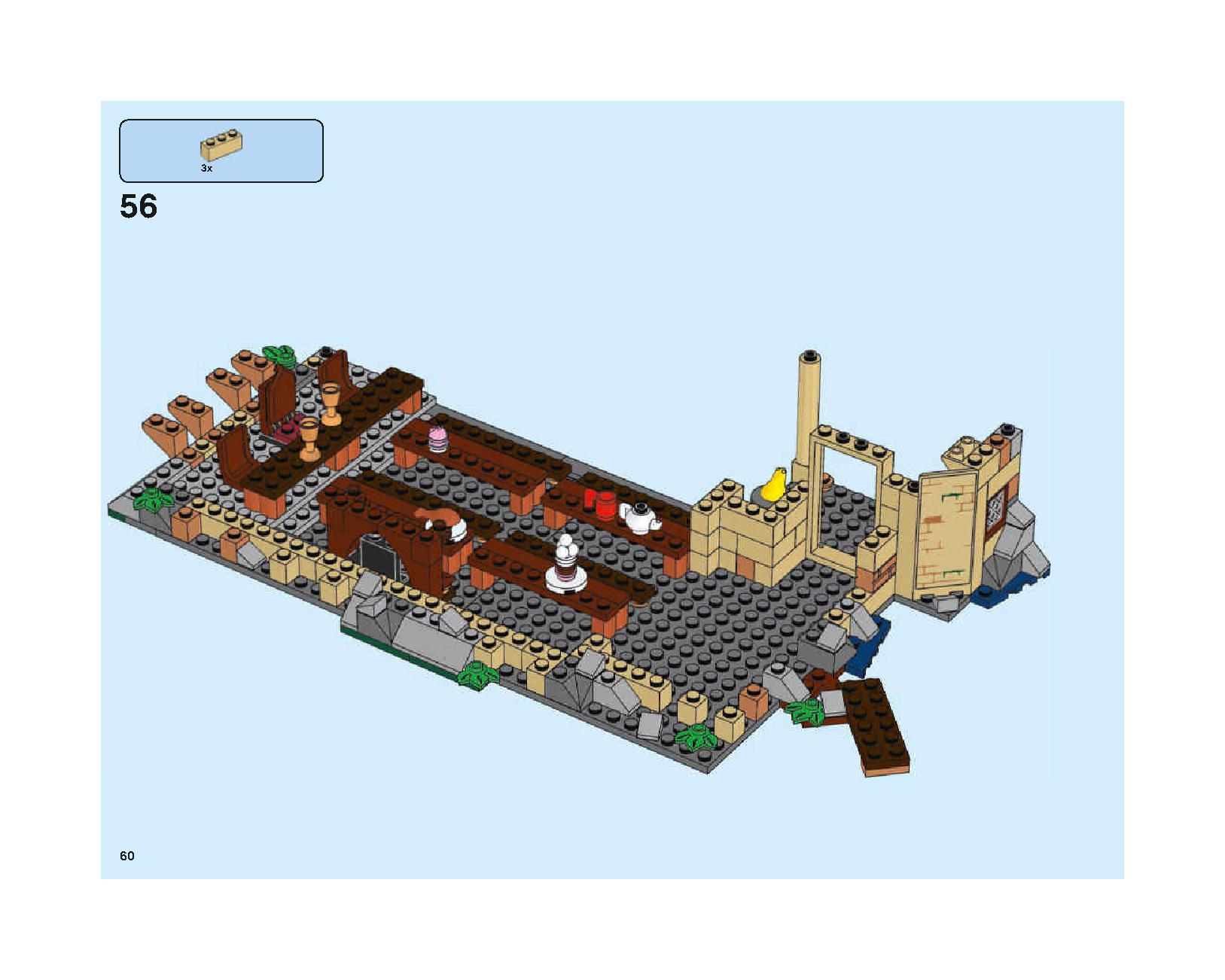 Hogwarts Great Hall 75954 LEGO information LEGO instructions 60 page Brick Mecha