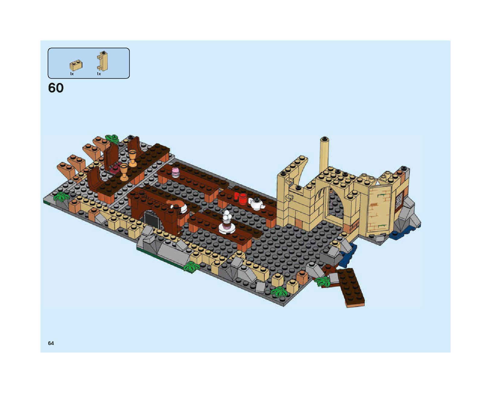 Harry potter great hall lego set instructions best sale
