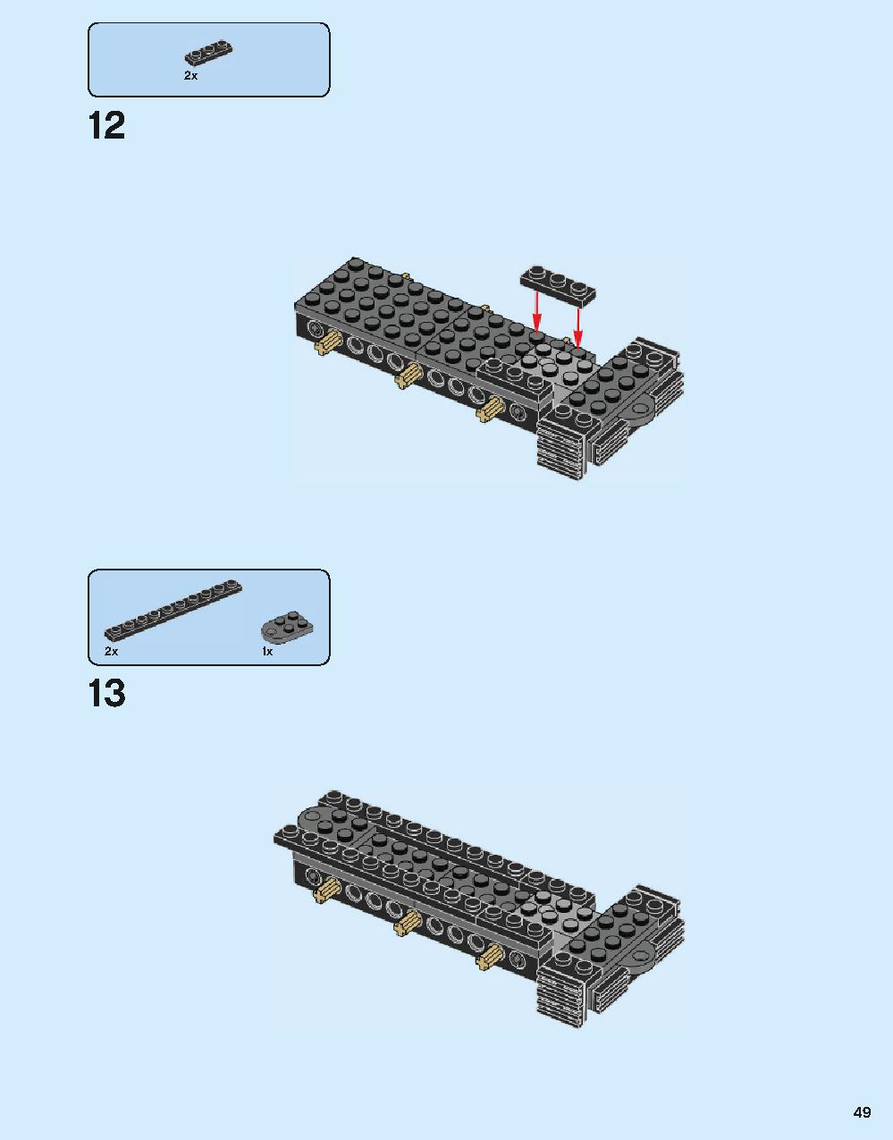 Hogwarts Express 75955 LEGO information LEGO instructions 49 page