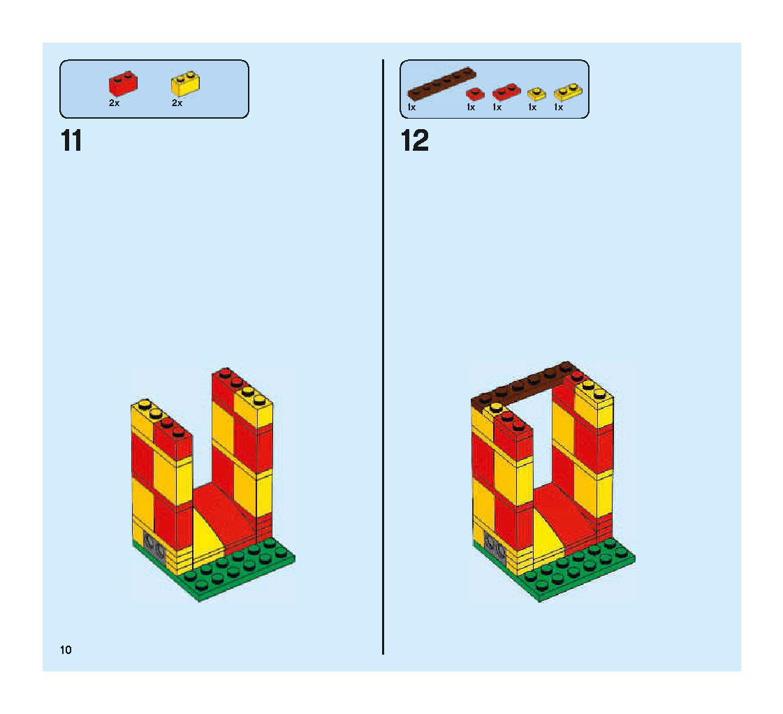 Quidditch Match 75956 LEGO information LEGO instructions 10 page