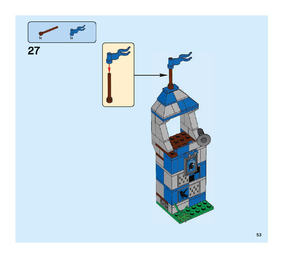 Quidditch Match 75956 LEGO information LEGO instructions 53 page