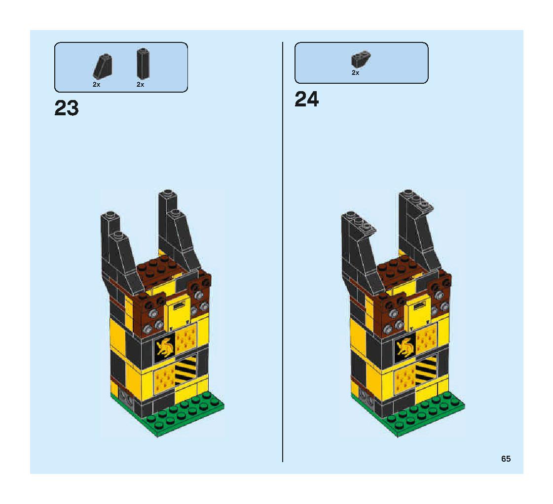 Quidditch Match 75956 LEGO information LEGO instructions 65 page