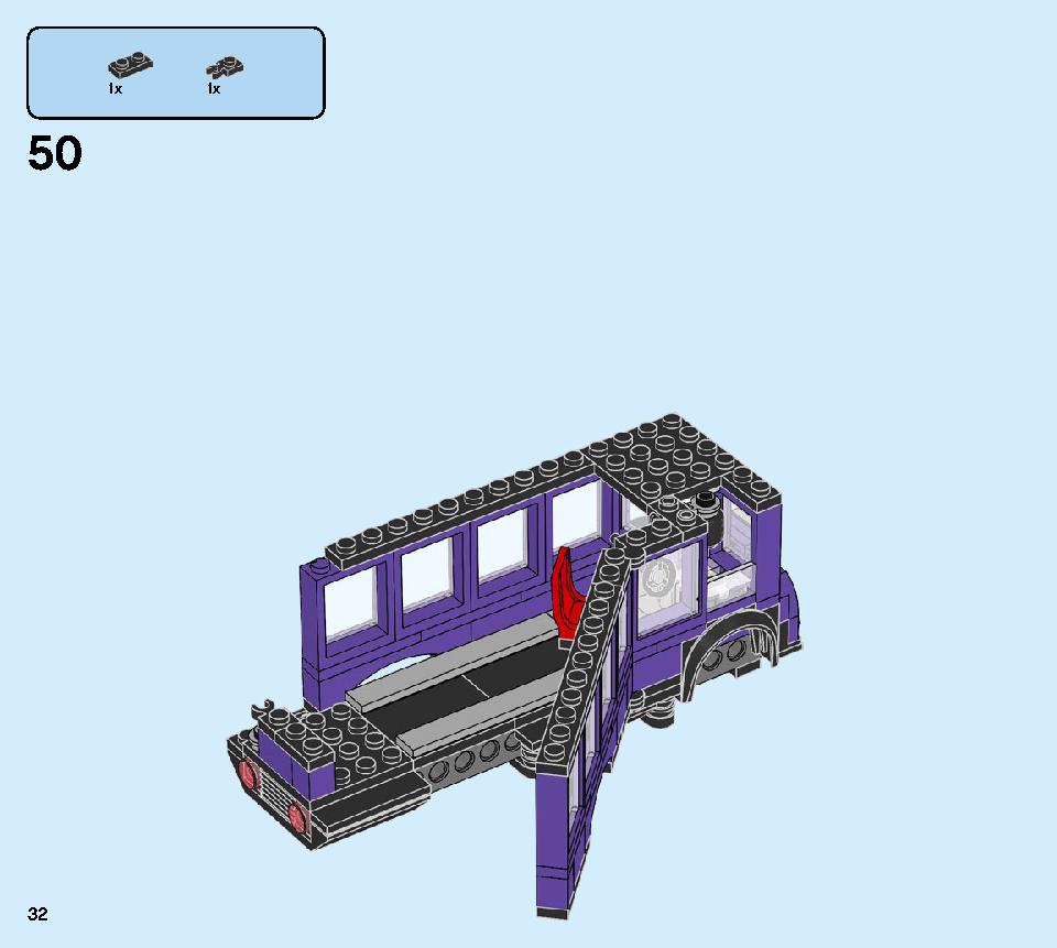 The Knight Bus 75957 LEGO information LEGO instructions 32 page