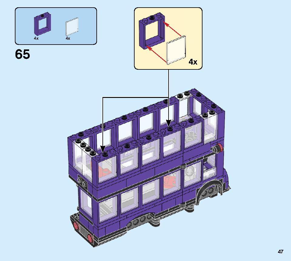 The Knight Bus 75957 LEGO information LEGO instructions 47 page