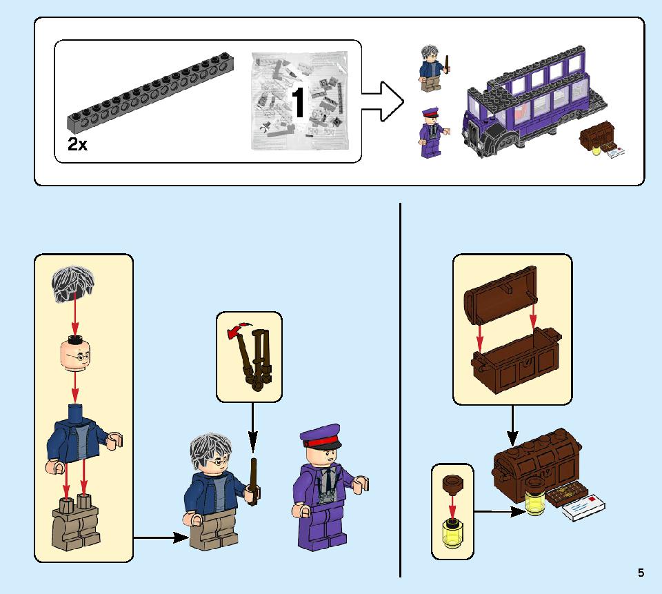 The Knight Bus 75957 LEGO information LEGO instructions 5 page