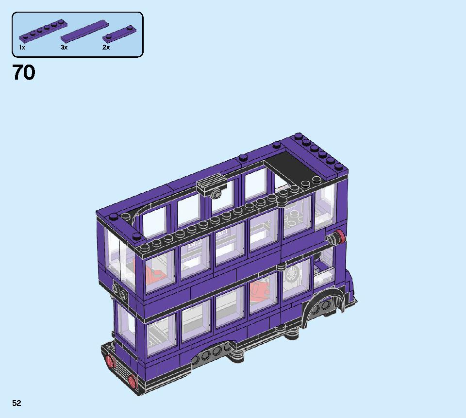 The Knight Bus 75957 LEGO information LEGO instructions 52 page