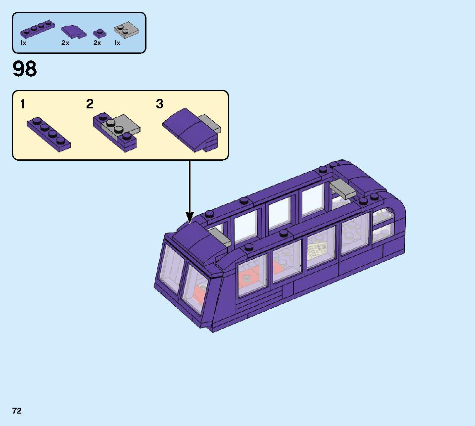 The Knight Bus 75957 LEGO information LEGO instructions 72 page