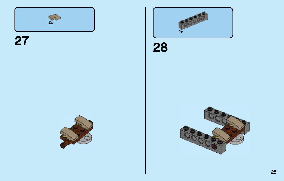 The Rise of Voldemort 75965 LEGO information LEGO instructions 25 page