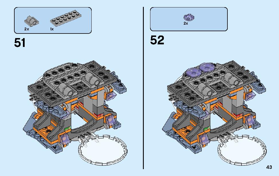 Thor's Weapon Quest 76102 LEGO information LEGO instructions 43 page