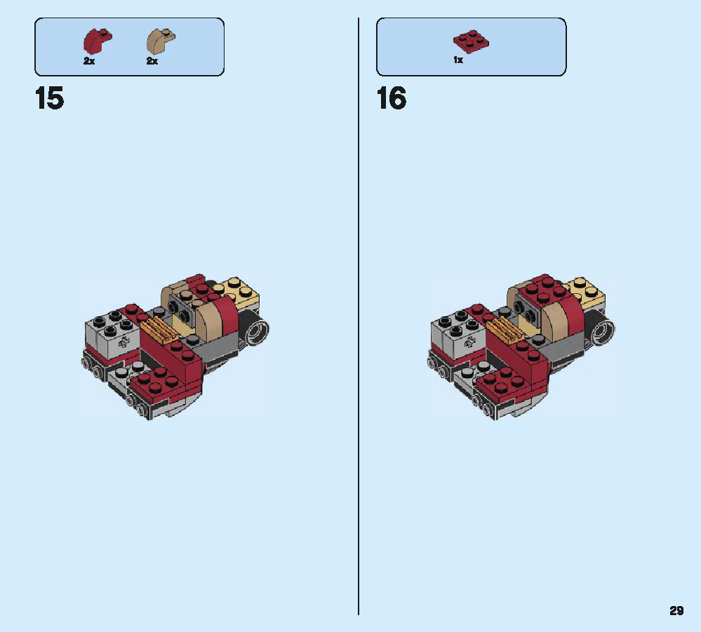 The Hulkbuster Smash-Up 76104 LEGO information LEGO instructions 29 page