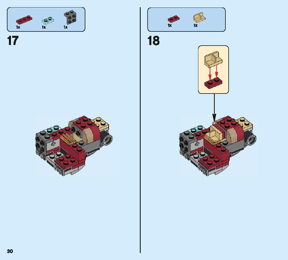 The Hulkbuster Smash-Up 76104 LEGO information LEGO instructions 30 page