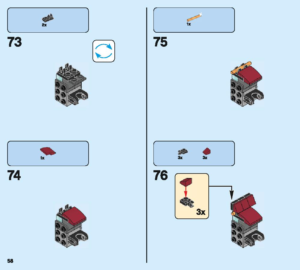 The Hulkbuster Smash-Up 76104 LEGO information LEGO instructions 58 page