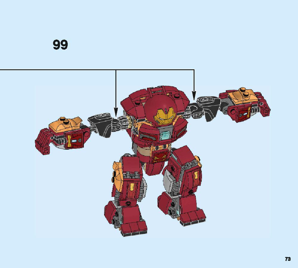 The Hulkbuster Smash-Up 76104 LEGO information LEGO instructions 73 page