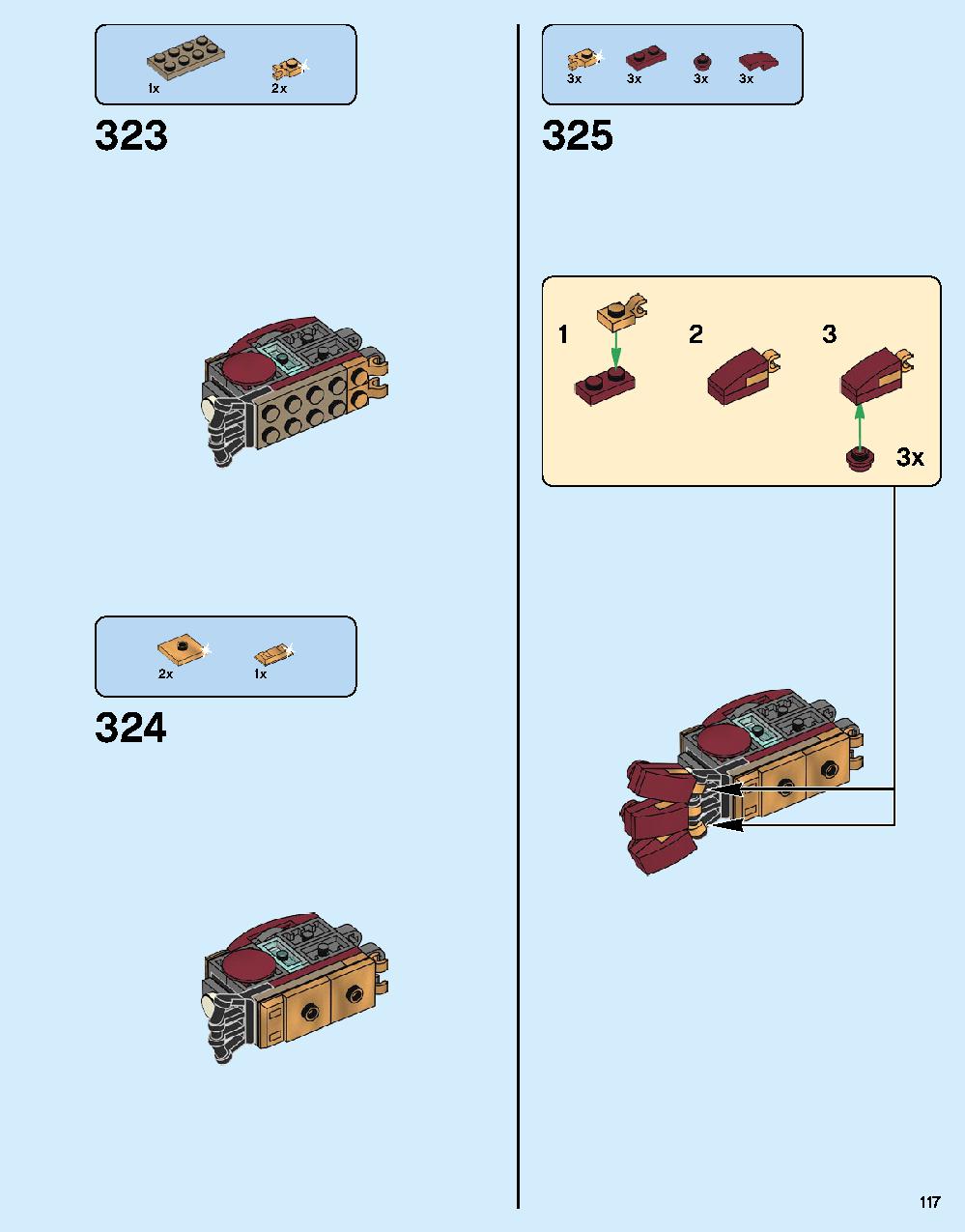 The Hulkbuster: Ultron Edition 76105 LEGO information LEGO instructions 117 page