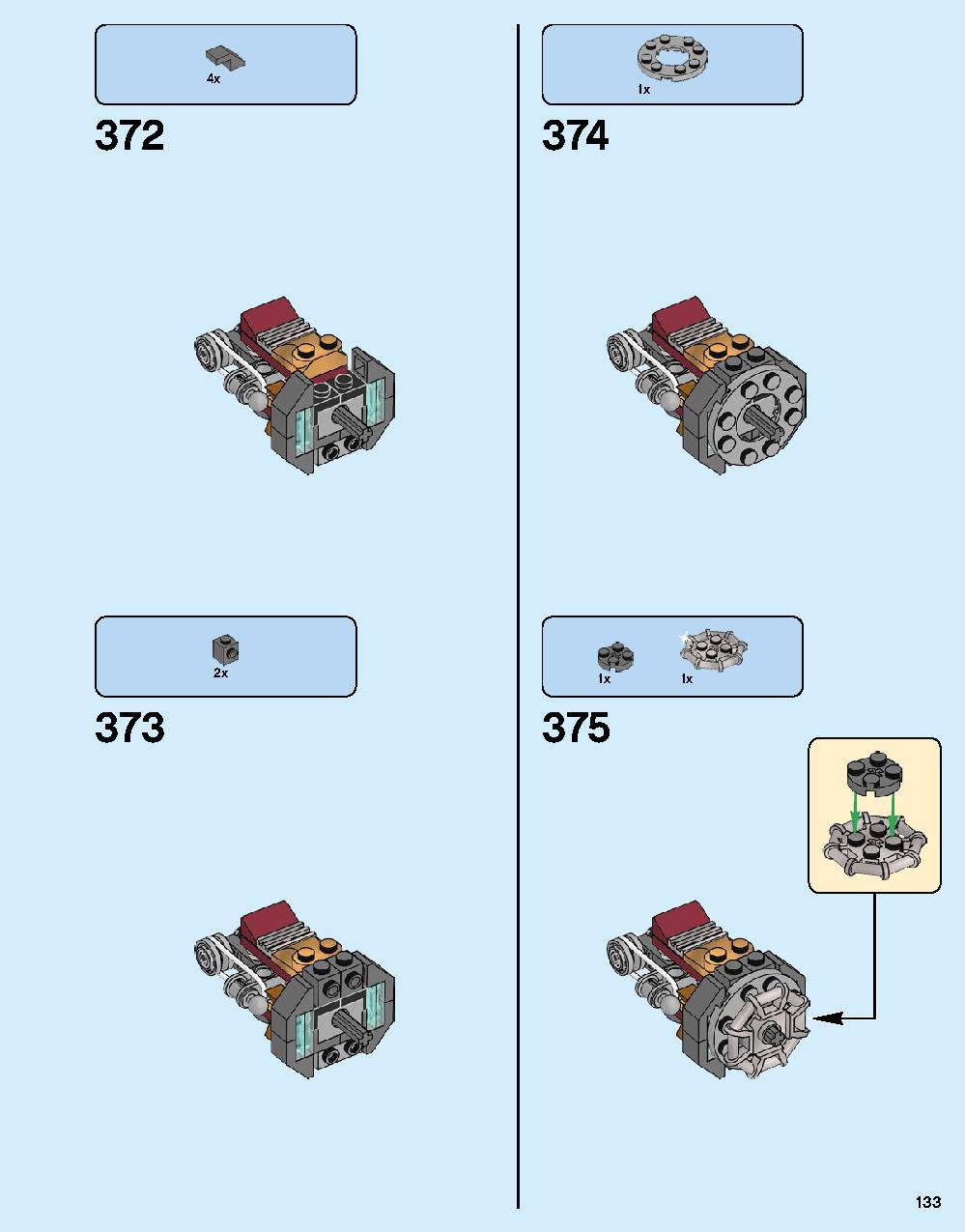 The Hulkbuster: Ultron Edition 76105 LEGO information LEGO instructions 133 page