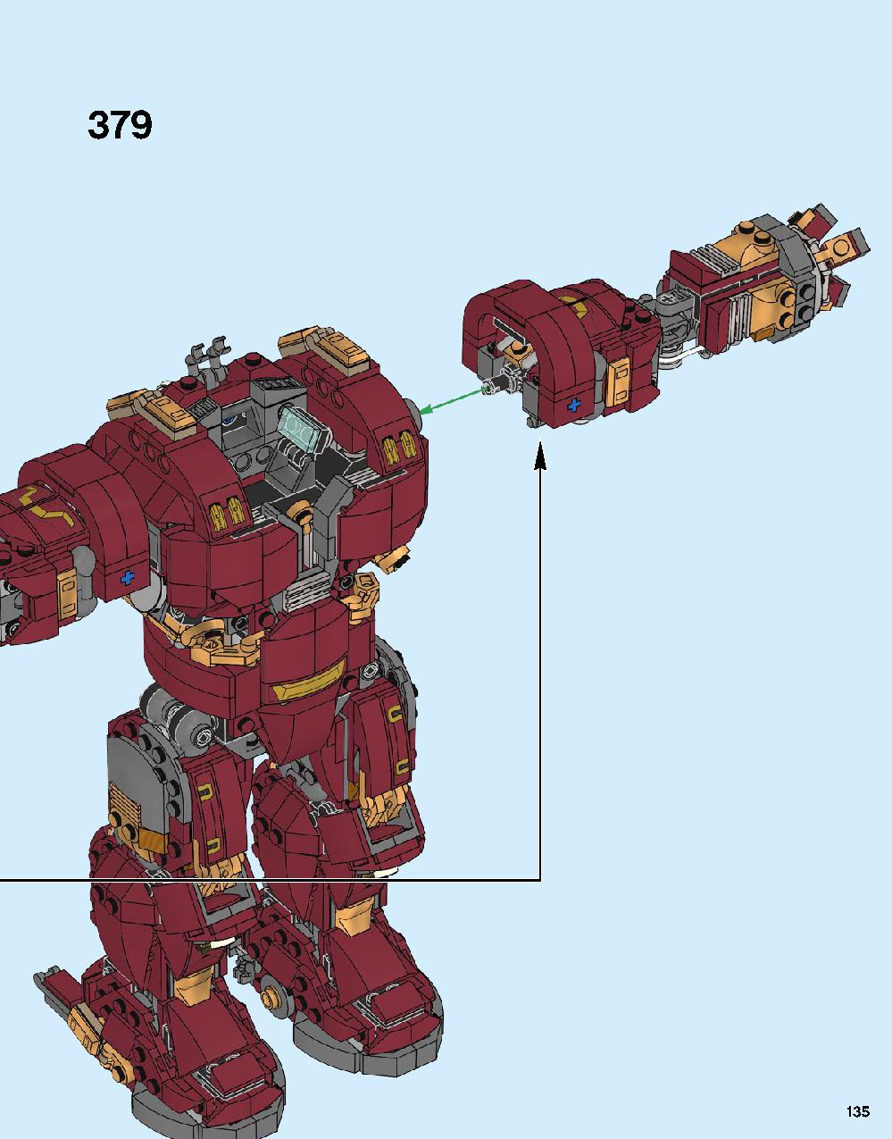 The Hulkbuster: Ultron Edition 76105 LEGO information LEGO instructions 135 page