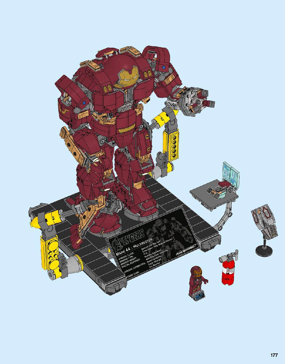 The Hulkbuster: Ultron Edition 76105 LEGO information LEGO instructions 177 page