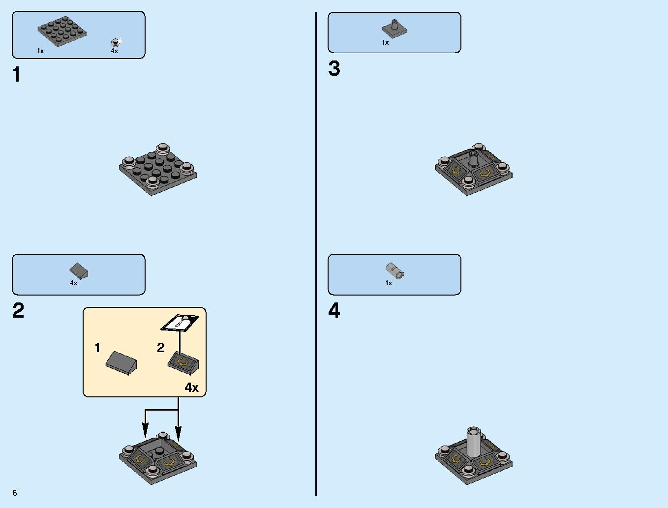 Thanos: Ultimate Battle 76107 LEGO information LEGO instructions 6 page