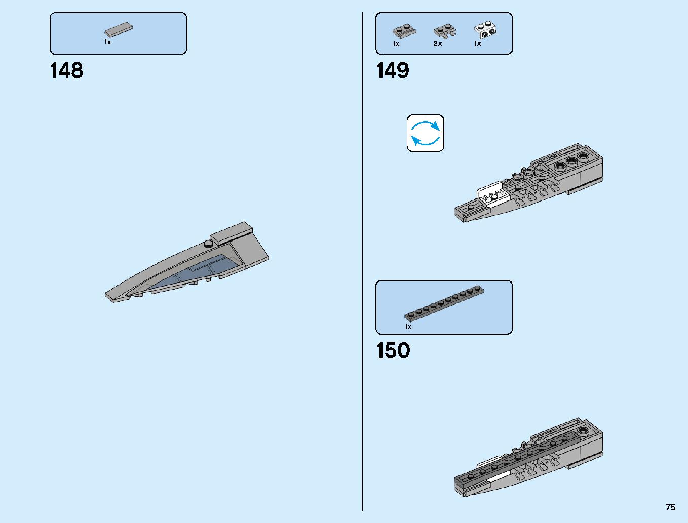 Thanos: Ultimate Battle 76107 LEGO information LEGO instructions 75 page