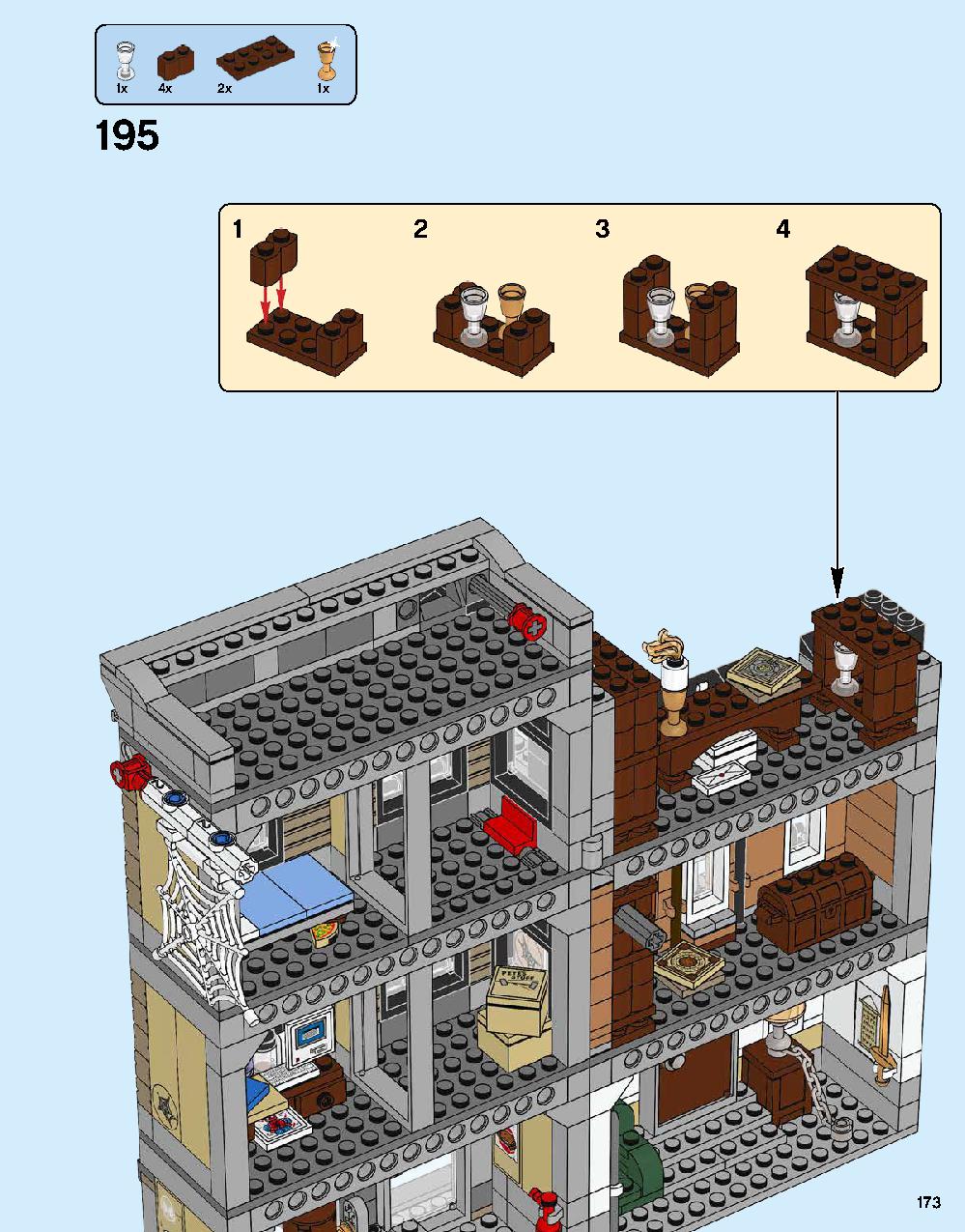 Sanctum Santorum Showdown 76108 LEGO information LEGO instructions 173 page