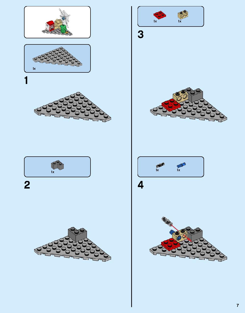 Sanctum Santorum Showdown 76108 LEGO information LEGO instructions 7 page