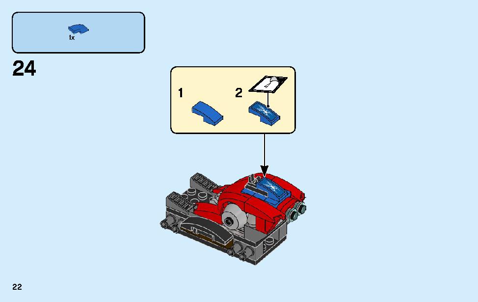 Spider-Man Bike Rescue 76113 LEGO information LEGO instructions 22 page