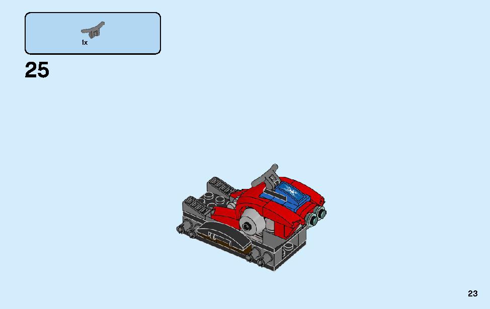 Spider-Man Bike Rescue 76113 LEGO information LEGO instructions 23 page