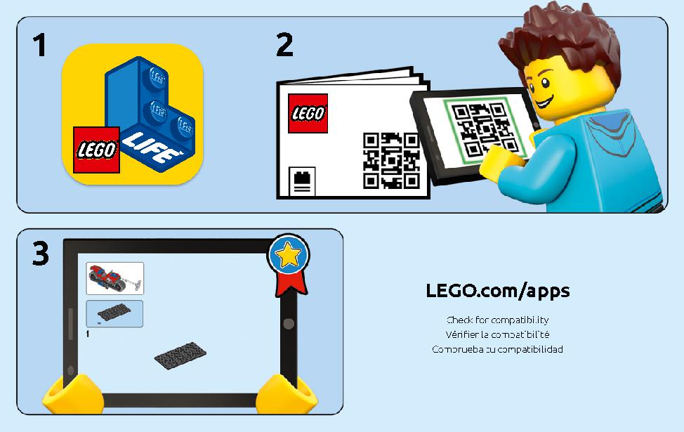 Spider-Man Bike Rescue 76113 LEGO information LEGO instructions 3 page