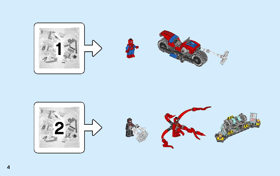 Spider-Man Bike Rescue 76113 LEGO information LEGO instructions 4 page