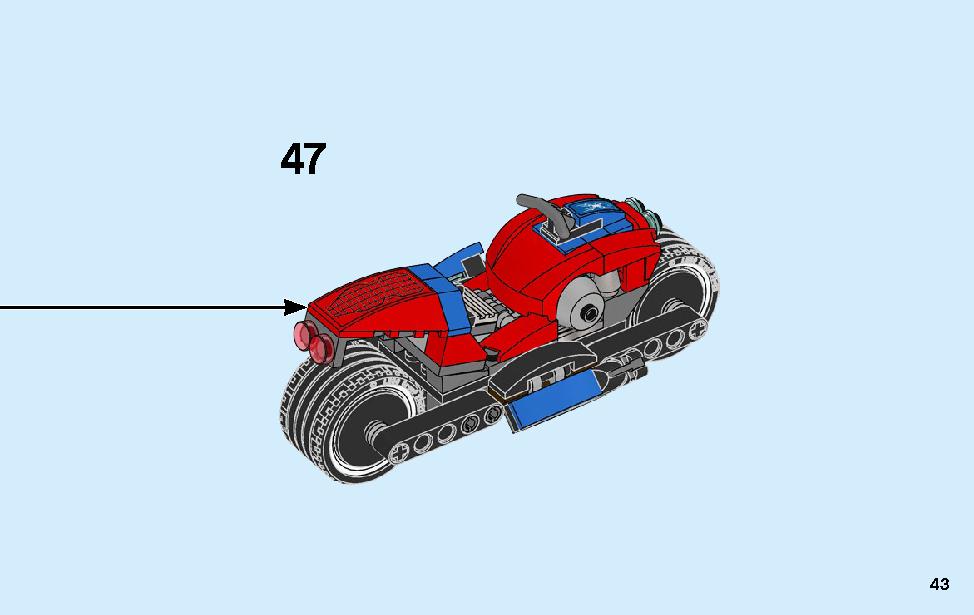 Spider-Man Bike Rescue 76113 LEGO information LEGO instructions 43 page