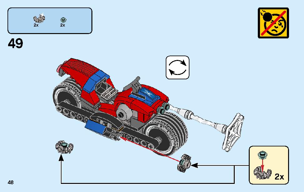 Spider-Man Bike Rescue 76113 LEGO information LEGO instructions 48 page