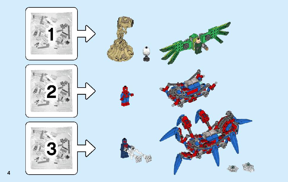 Spider-Man's Spider Crawler 76114 LEGO information LEGO instructions 4 page