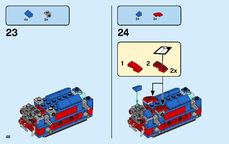 Spider-Man's Spider Crawler 76114 LEGO information LEGO instructions 48 page