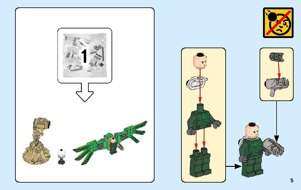 Spider-Man's Spider Crawler 76114 LEGO information LEGO instructions 5 page