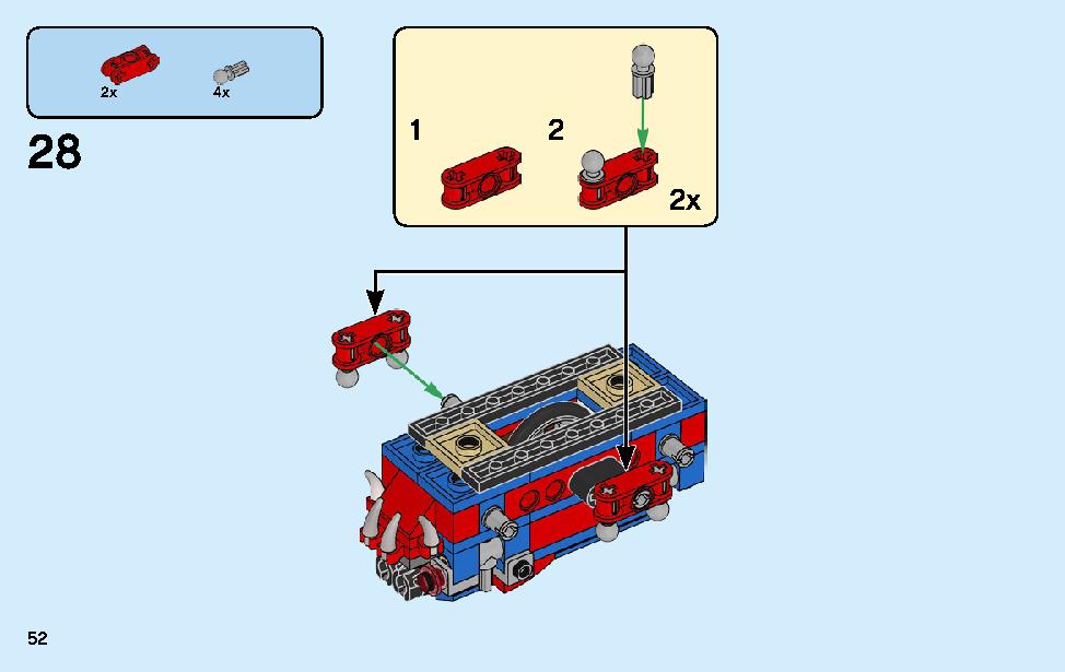 Spider-Man's Spider Crawler 76114 LEGO information LEGO instructions 52 page