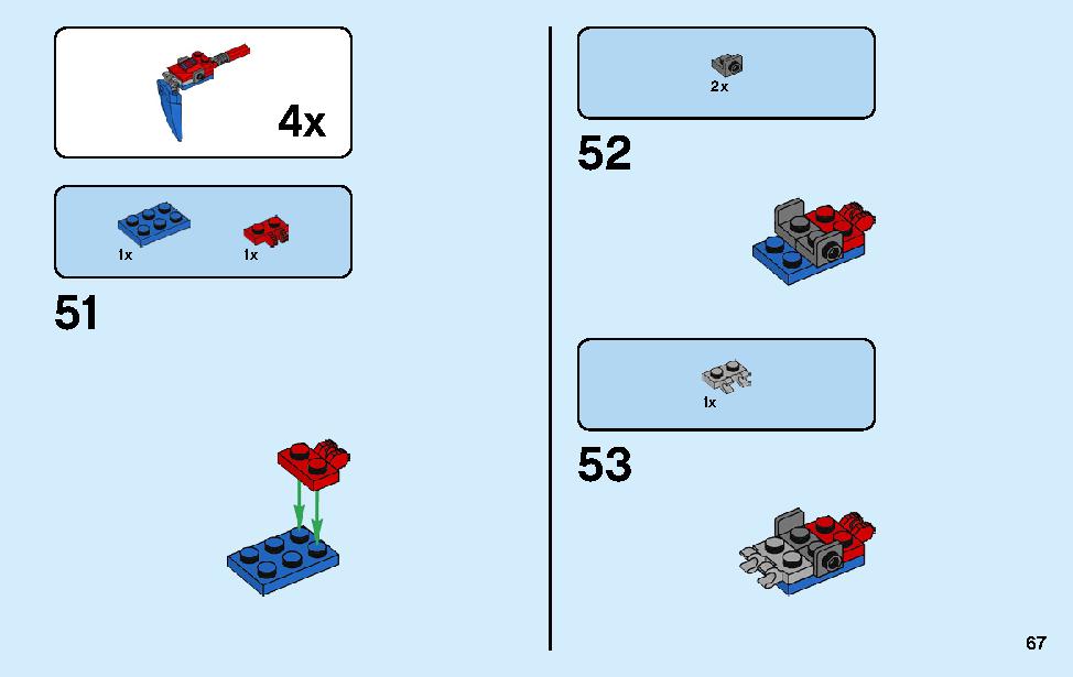 Spider-Man's Spider Crawler 76114 LEGO information LEGO instructions 67 page