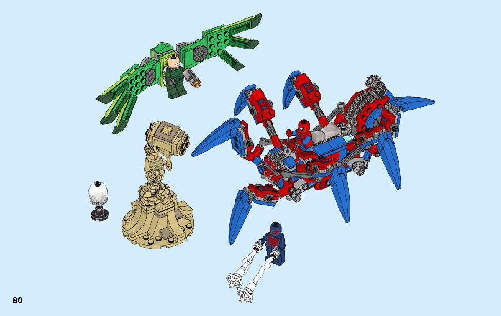 Spider-Man's Spider Crawler 76114 LEGO information LEGO instructions 80 page