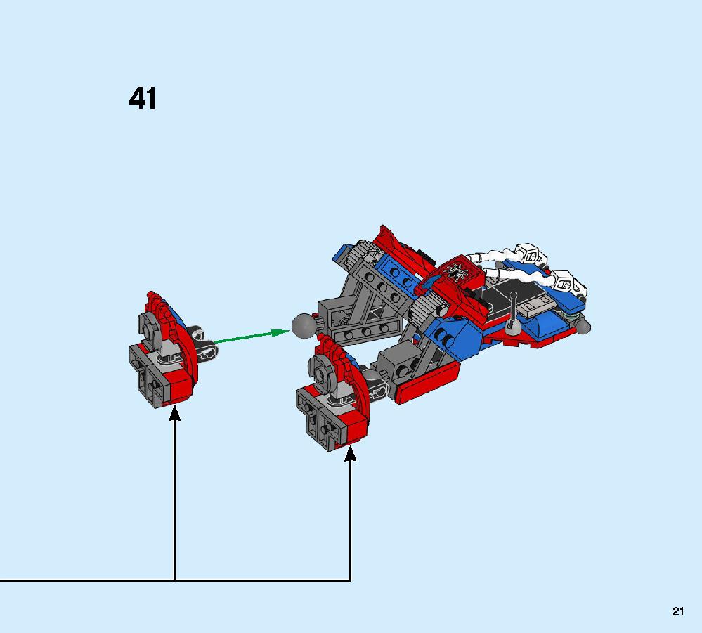 Spider Mech vs. Venom 76115 LEGO information LEGO instructions 21 page